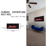 H068 Ferrari Hydroplane Half Hull 